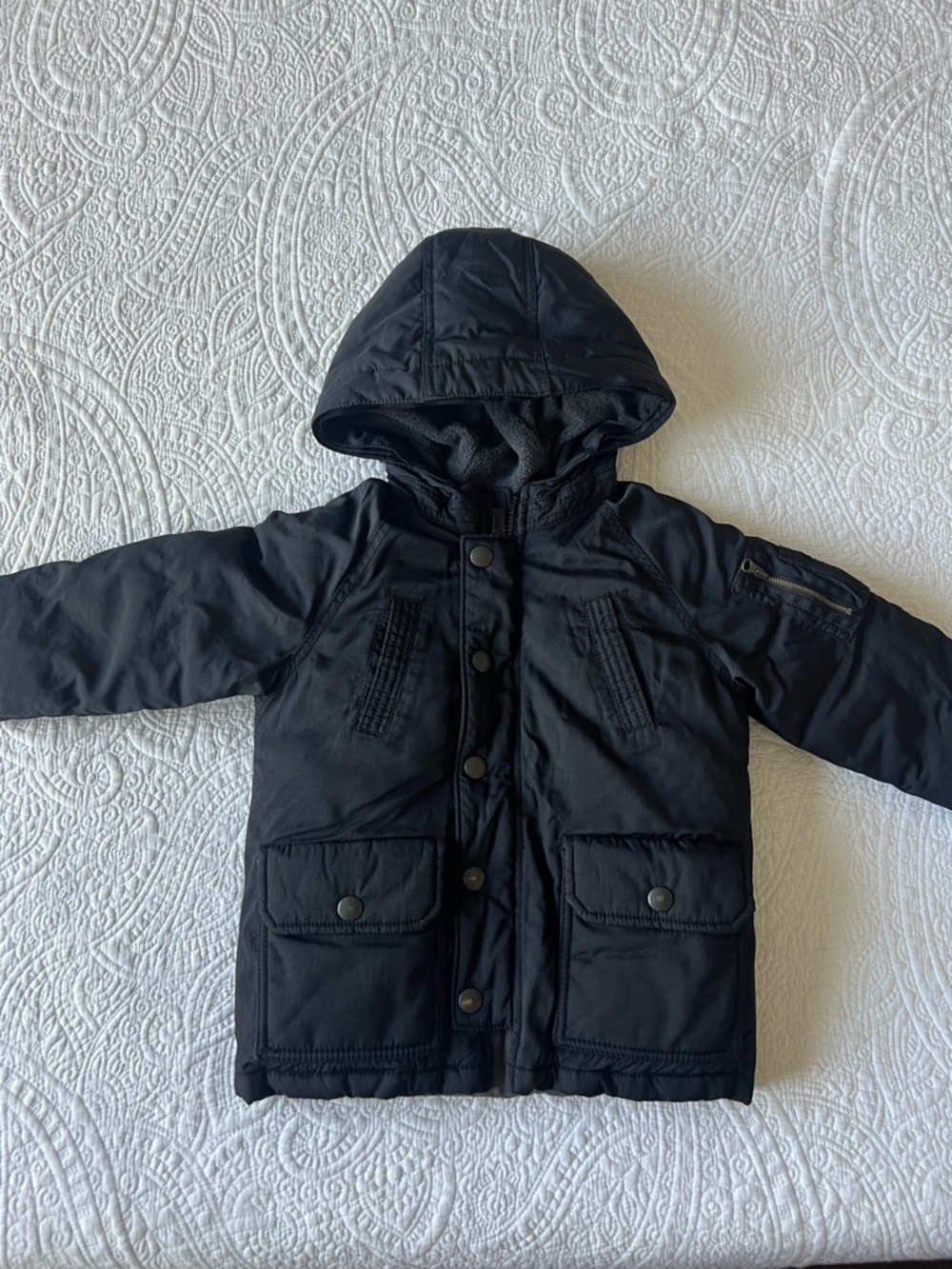 Baby Gap Kids Black Hooded Winter Jacket